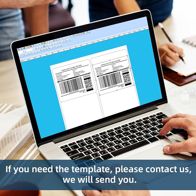 500 Sheets 3000 Pcs 3-1/3 x 4 6 Up Shipping Address Labels - Image 4