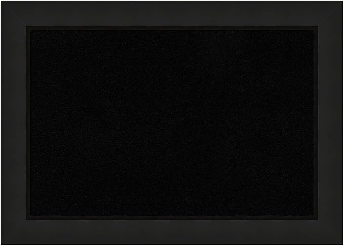 Amanti Art Black Cork Board for Wall, 15x21 Vision Board with Black Wood Frame, Small Corkboard Office Decor for Home Organization, Casual Corkboard Pinboard to Display Items for Home Organization in-DeskLoop Office