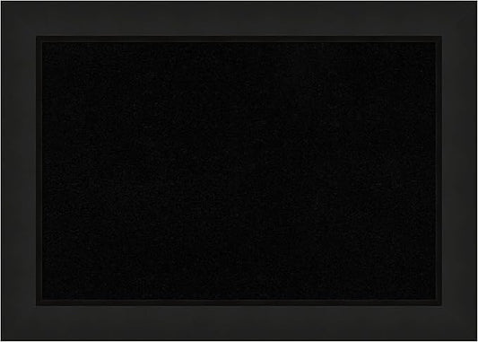 Amanti Art Black Cork Board for Wall, 15x21 Vision Board with Black Wood Frame, Small Corkboard Office Decor for Home Organization, Casual Corkboard Pinboard to Display Items for Home Organization in-DeskLoop Office