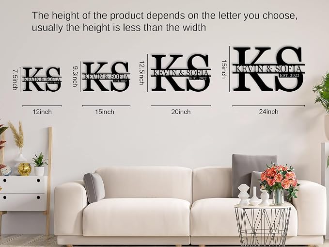 Valentine's Day gifts for 2026 Custom Metal Wedding Anniversary Sign, - Image 2