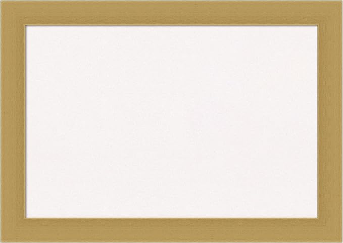 Amanti Art White Cork Board for Wall, 20x28 Vision Board with Gold Frame, Medium Corkboard Office Decor for Home Organization, Casual Corkboard Pinboard to display items for home organization-DeskLoop Office