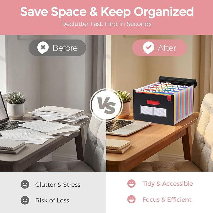 SKYDUE Accordion File Organizer - Image 5