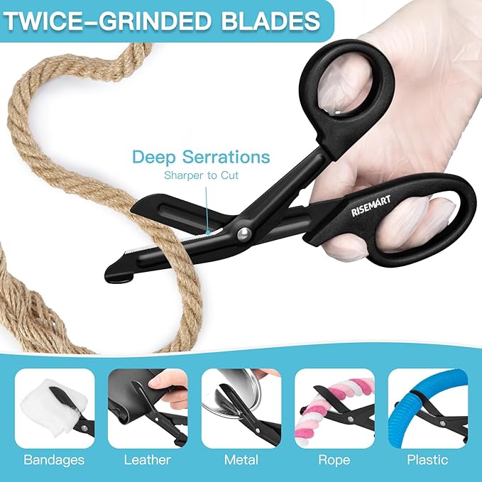 Trauma Shears - RISEMART Bandage Scissors - Image 3