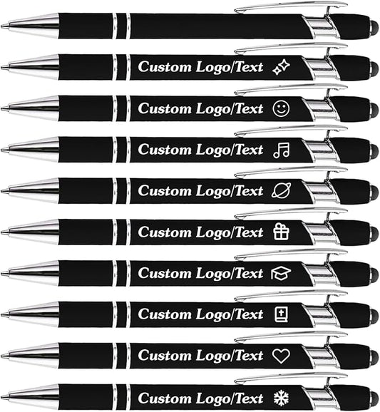 CRME Personalized Pens with Stylus Custom Pens in Bulk Customized Pen Engraved by Unknown