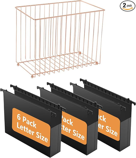 Hanging rose gold file manager, equipped by FeiBi