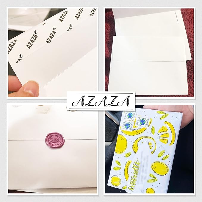 A6 White Envelopes 4X6 100 Pack - Image 7