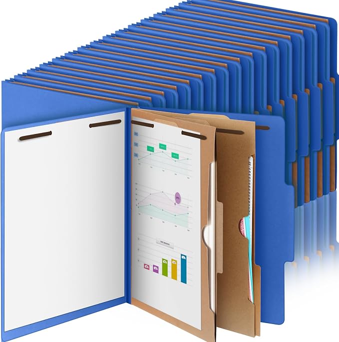 Skyygemm 36 Pcs Classification Folders Letter Size, 2 Pocket Dividers by Skyygemm