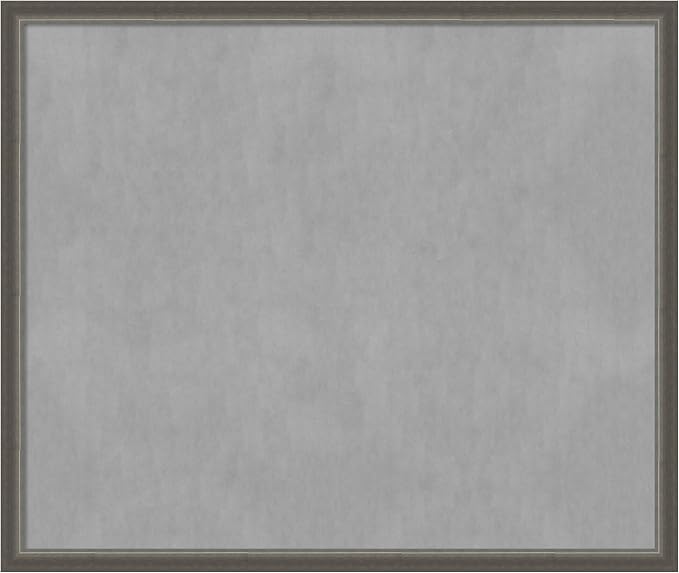 Amanti Art Silver Framed Magnetic Board 43x51 Oversize Vision Board by AmantiArt