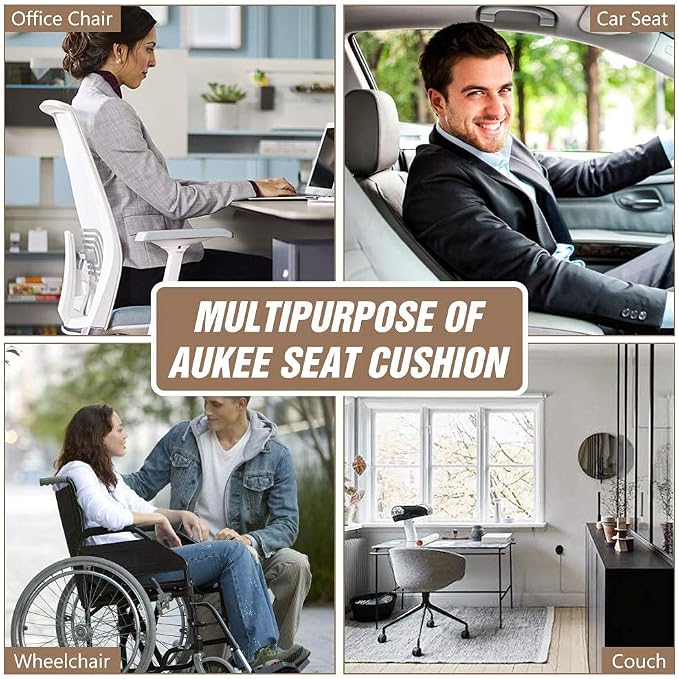 MYFAMIREA Car Seat Cushion Pad 1.2" Thick Comfort Seat Protector - Image 7