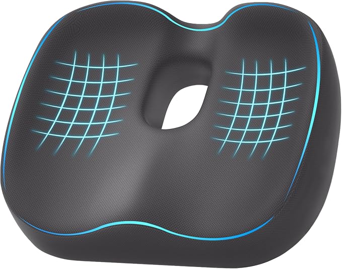Donut Pillow Seat Cushion for Hemorrhoids & Tailbone Pressure Relief by Unknown