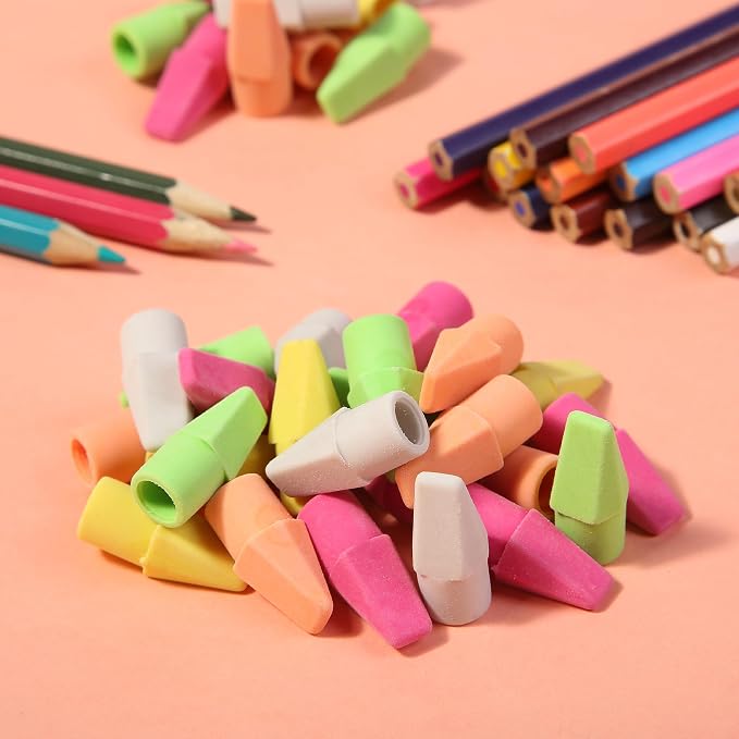 Mr. Pen- Pencil Erasers Toppers, 120 Pack, Latex Free, No Smudge | Mr Pen - Image 6