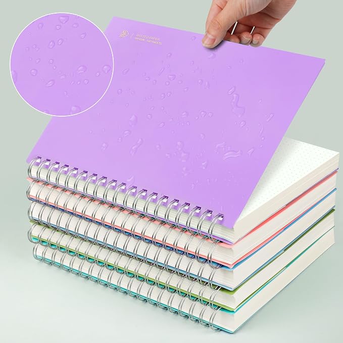 EMSHOI B5 Spiral Notebook Bullet Dotted journal, Large 7.48" X 10.15", 300 - Image 5
