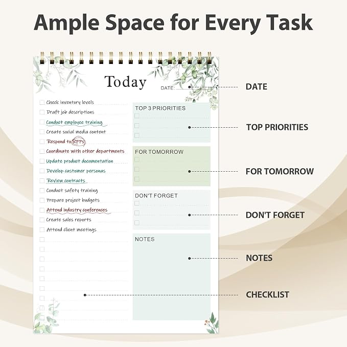 Weekly To Do List Notepad, Undated Planner - Image 2