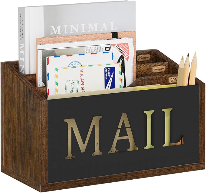 YINMIT Mail Organizer Countertop, Mail Holder by YINMIT