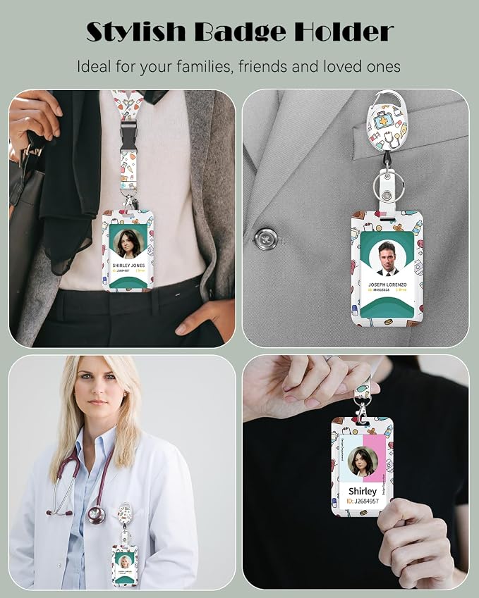 Uniclife Nurse Badge Holder Sliding Badge Holder - Image 8