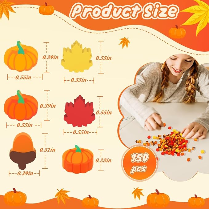 JUNEBRUSHS Fall Mini Erasers - Image 2