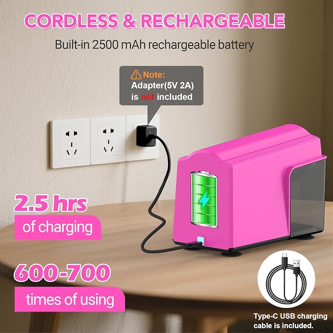 AFMAT Electric Pencil Sharpener - Image 6