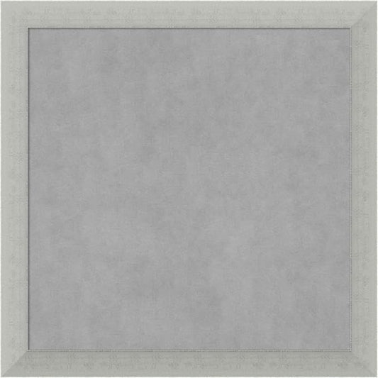 Amanti Art Silver Framed Magnetic Board 14x14 X-Small Vision Board by AmantiArt