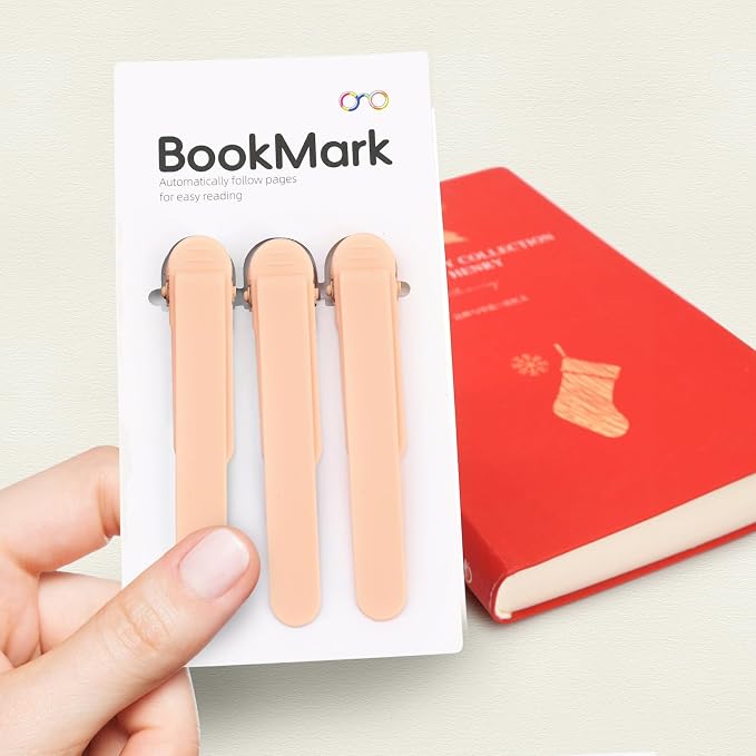 SMUK 3pcs Automatic Silicone Bookmark, Unique Bookmark Page Keeper - Image 5