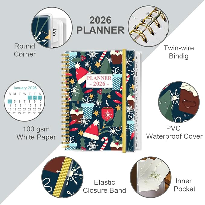 2026 Planner - 8.5" x 11" Planner 2026 from January 2026 to December 2026 - Image 2