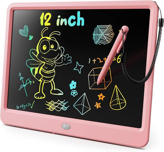 KOKODI LCD Writing Tablet, 12 Inch Colorful Toddler Doodle Board Drawing Tablet by WhereKidsLearnThroughPlay