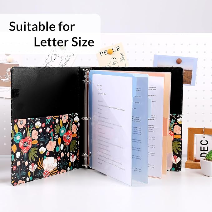 SKYDUE 1 Inch 3-Ring Binder - Image 6