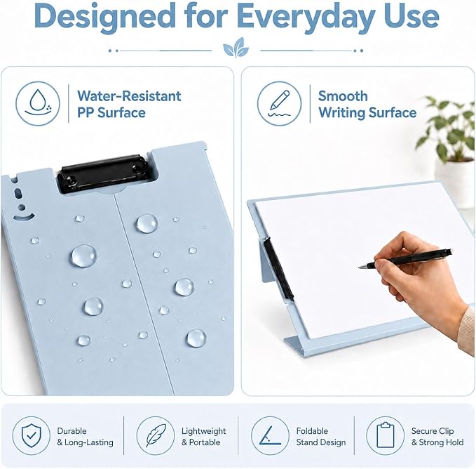 Free Standing Clipboard Foldable and Desktop Document Stand - Image 4