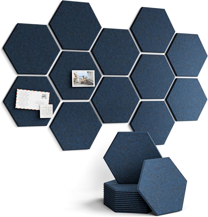 Fluxynara Hexagon Cork Board Alternative by FLUXYNARA