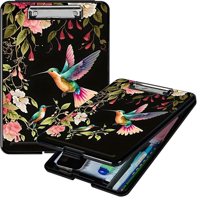 A4 Clipboard with Storage Pen Holder, Clipboards Organizer Nursing Clipboard by Unknown