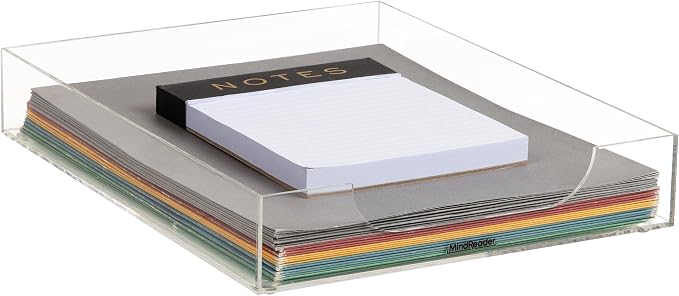 Mind Reader Paper Tray, Desktop Organizer, File Storage by MindReader