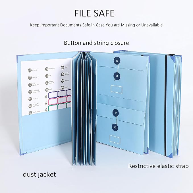 Important Document Organizer Personal Binder Organizer - Image 3