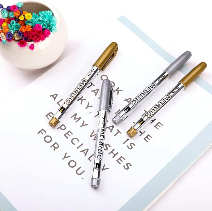 Dyvicl Metallic Markers Pens - Image 4