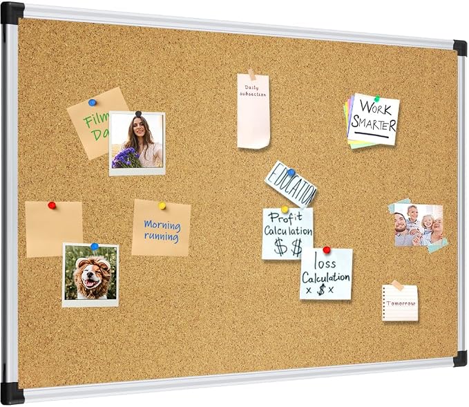 XBoard Cork Bulletin Board 48x36 inch - Image 2