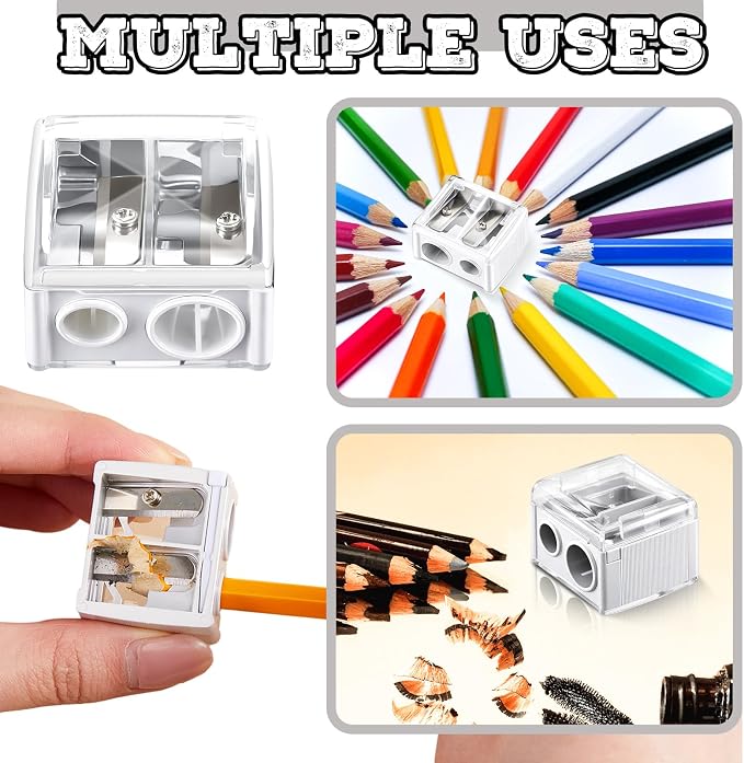 Chuangdi 5 Pack Makeup Pencil Sharpener Plastic Lip Liner Pencil Eyeliner - Image 6