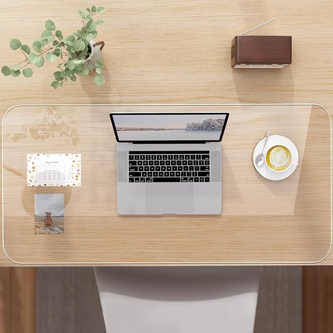 NATRKE Clear Desk Mat Pad, 31.5"x15.7" Large Transparent Computer Desk Mat - Image 8