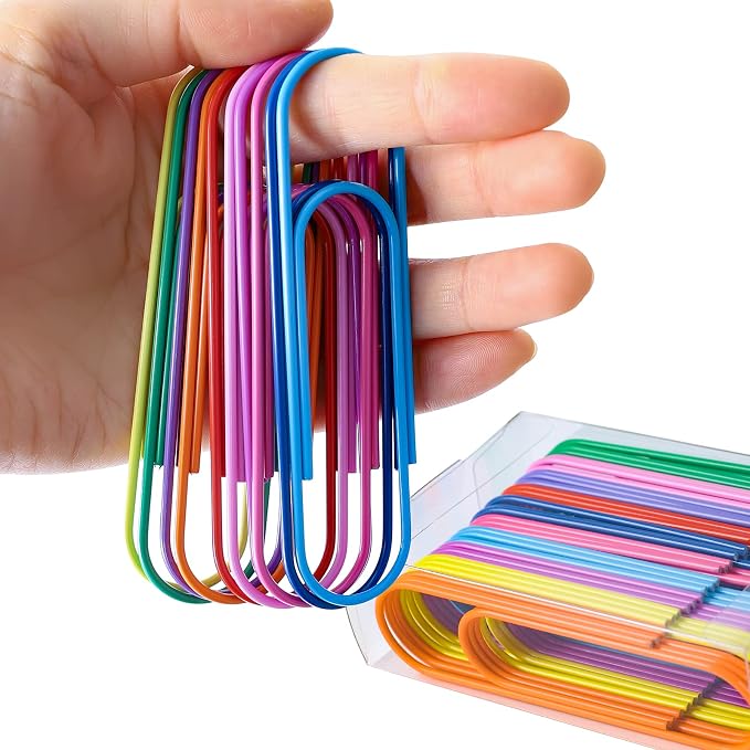 4" Inch Large Paper Clips by Timenu
