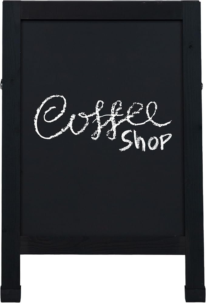 Sunnydaze Magnetic A-Frame Chalkboard Sign - Image 5