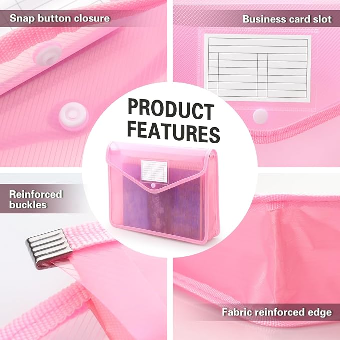 Plastic Expanding File Folder, Transparent envelopes - Image 4
