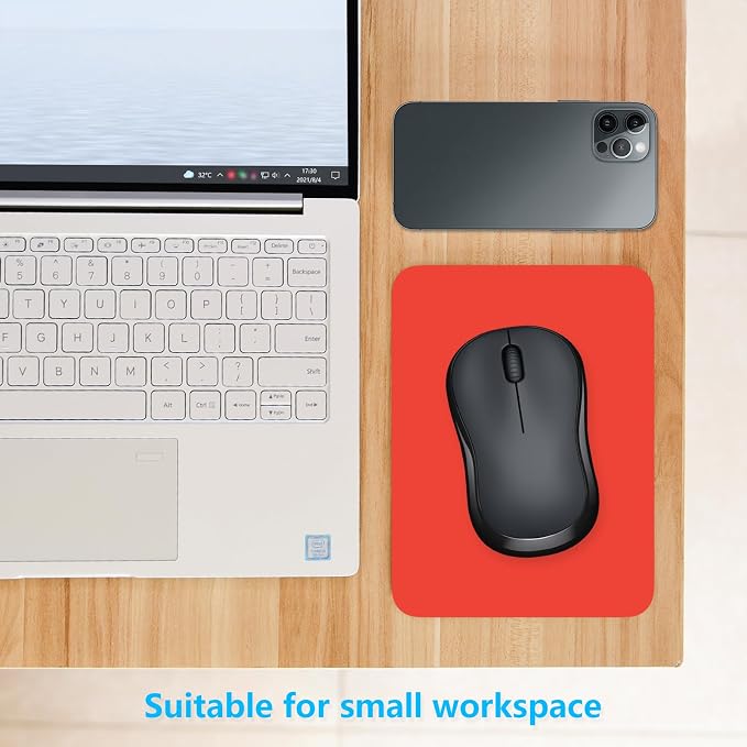 Dapesuom Small Mouse Pad, 6 x 8 Inch Thick Rubber Premium-Textured Non-Slip - Image 3