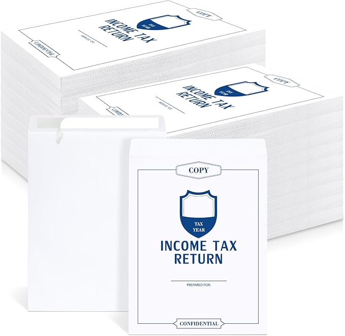 chiazllta 200Pcs Income Tax Return Envelope by chiazllta