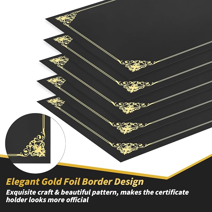 Oleitodh 50 Pcs Certificate Holders Bulk, Document Covers - Image 3
