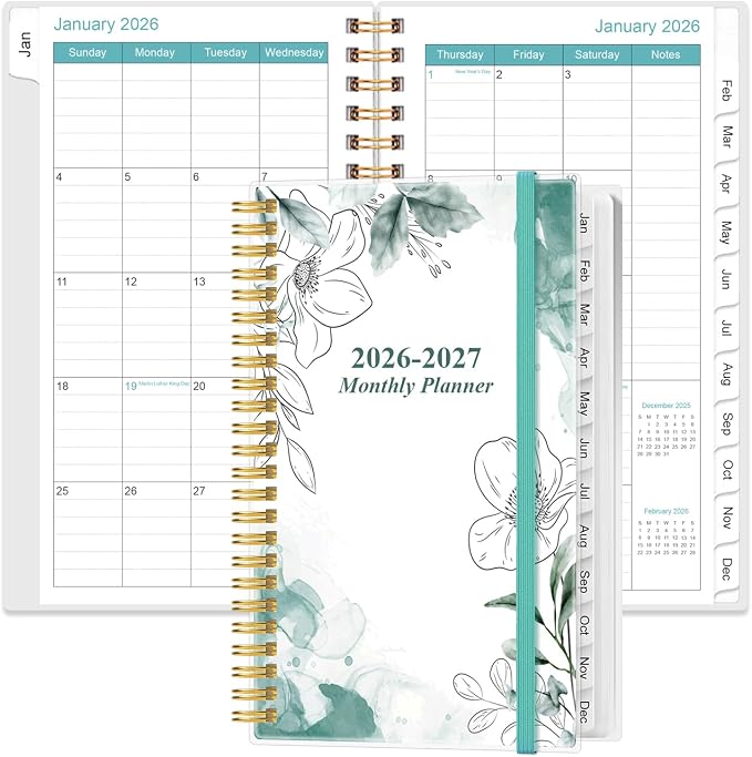 2026-2027 Monthly Planner by Heveboik