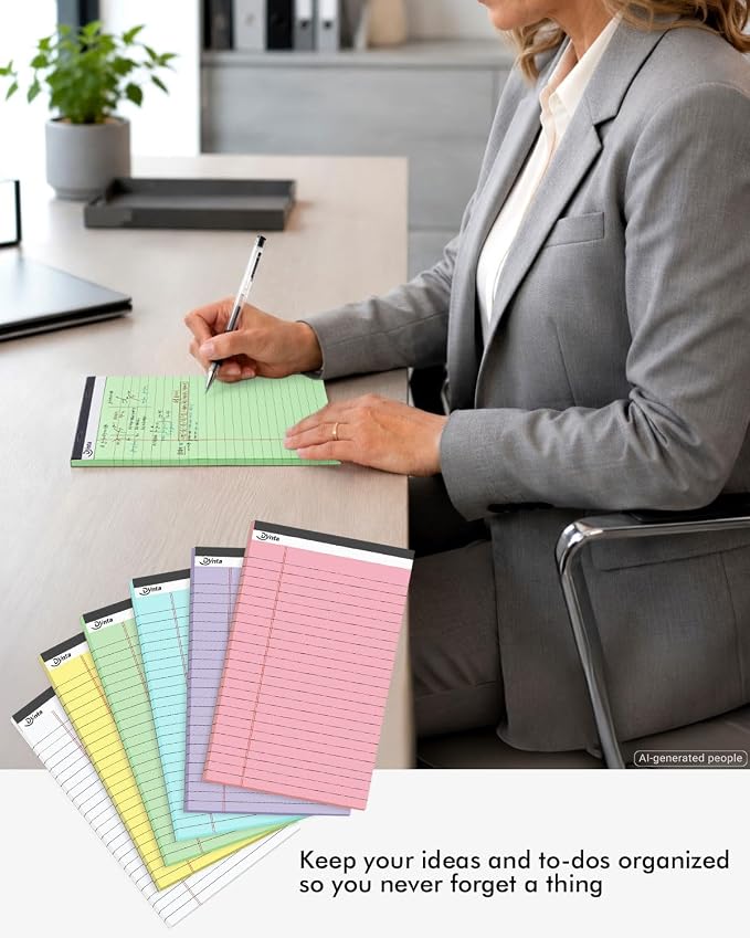 Dynta 24pcs Small Legal Pads 5x8 Note Pads - Image 4