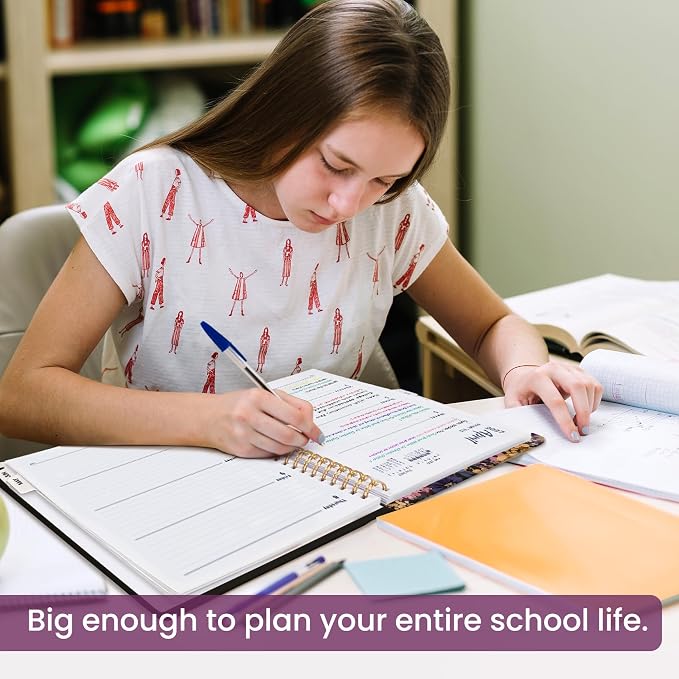 Academic Planner 2026-2027, Weekly and Monthly Calendar Book, July 2026 – June - Image 6
