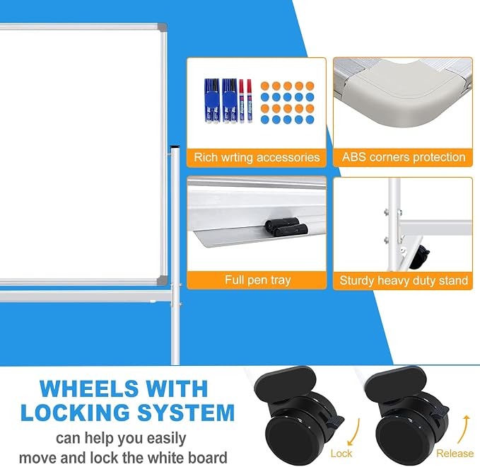 BSTPCOO Magnetic Dry Erase White Board - Image 4