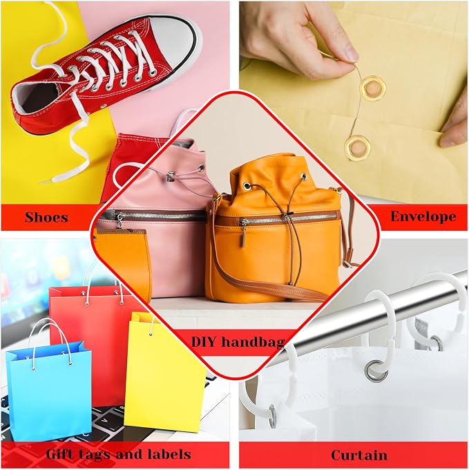 643Pcs Grommet Tool Kit 1/2 Inch Eyelet Kit - Image 6