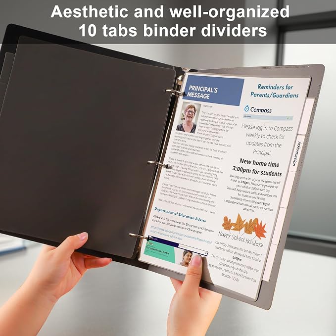 HABGP 3 Ring Binder Dividers - Image 5