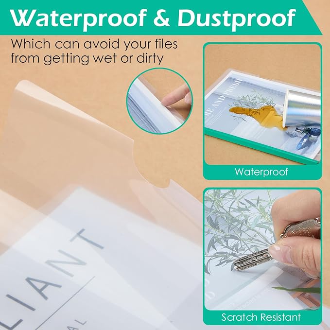 Thenshop 100 Pcs Clear Report Covers - Image 4