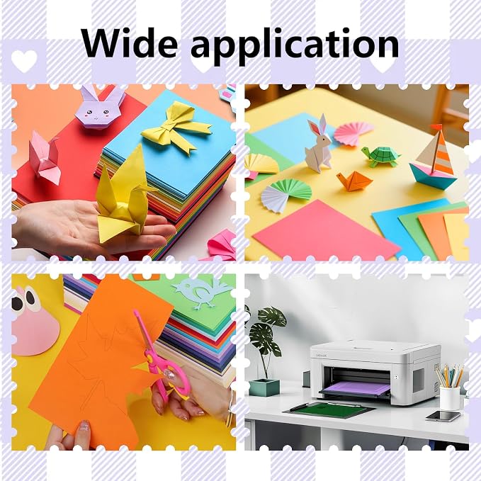 15 Sheets Purple Cardstock 12"x12", 250gsm/90lb Heavyweight Cover Cardstock - Image 7