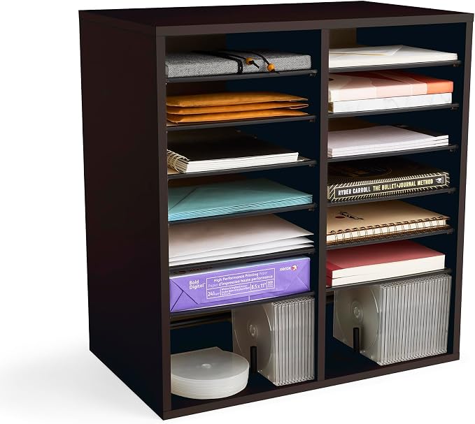 Safco Wooden Paper and Mail Organizer by SafcoProducts